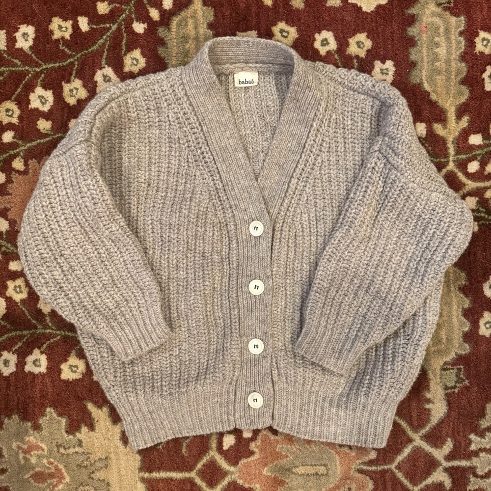 Babaa Women's Cream Cardigan